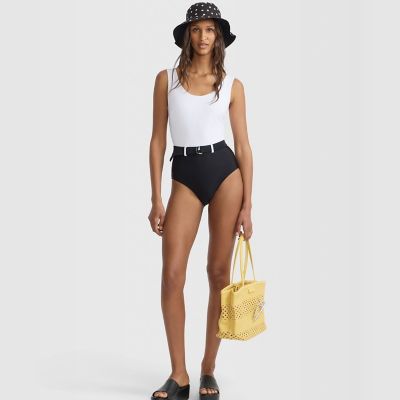 ベルト付き ビスチェ ワンピース 水着 | agnes b. (Women