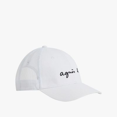 ＜agnes b. (Women)＞ロゴ　コットン　キャップ　”Ａｕｓｔｉｎ”
