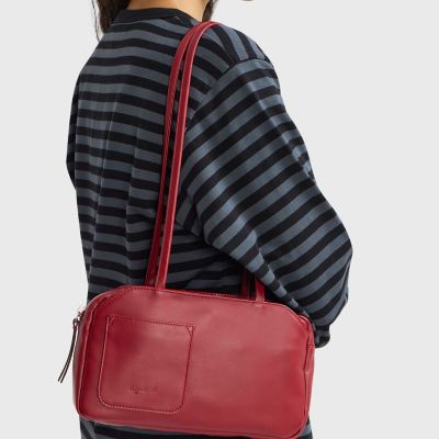 レザー ショルダーバッグ ”Lucie” | agnes b. (Women