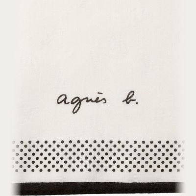 ロゴ ジャカード ハンカチ | agnes b. (Women)/アニエスベー | 三越