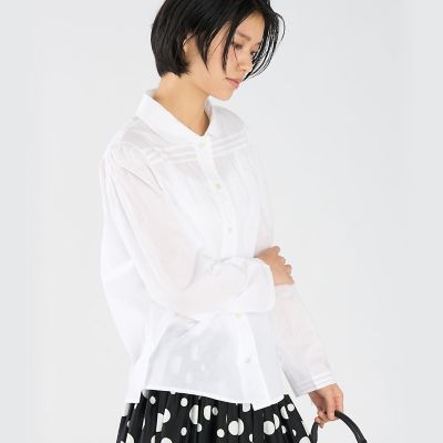 コットン 長袖 ブラウス ”Alice” | agnes b. (Women