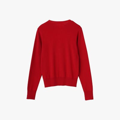 コットン 長袖 カーディガンプレッション ”Swing Nacre