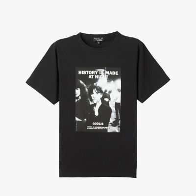 コットン プリント 半袖 アーティスト Tシャツ ”Godlis 
