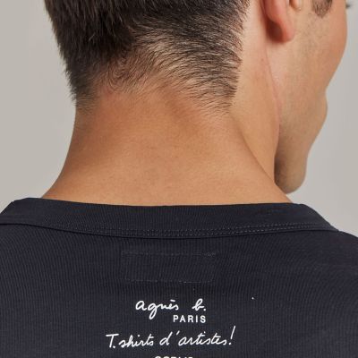 プリント コットン 半袖 アーティスト Tシャツ ”Dodlis