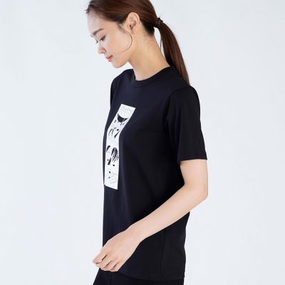 プリント コットン 半袖 アーティスト Tシャツ | agnes b. (Women