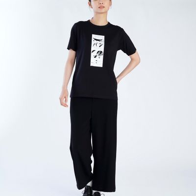 プリント コットン 半袖 アーティスト Tシャツ | agnes b. (Women