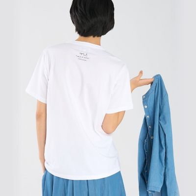 プリント コットン 半袖 アーティスト Tシャツ ”Gilbert