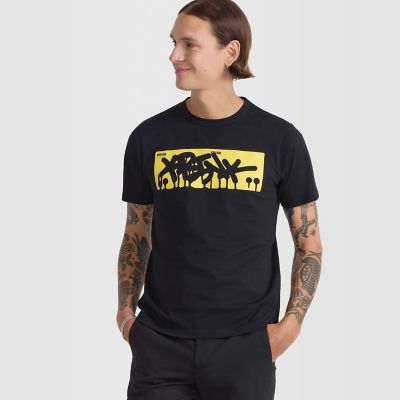 プリント コットン 半袖 アーティスト Tシャツ ”Krink” | agnes
