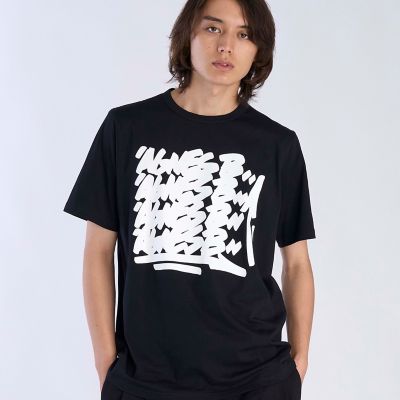 プリント コットン 半袖 アーティスト Tシャツ ”JonOne