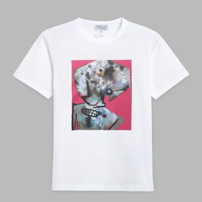 プリント コットン 半袖 40ans アーティスト Tシャツ