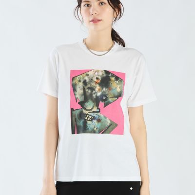 プリント コットン 半袖 40ans アーティスト Tシャツ