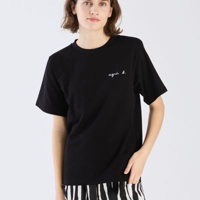 ミニロゴ コットン 半袖 Tシャツ ”Christof” | agnes b