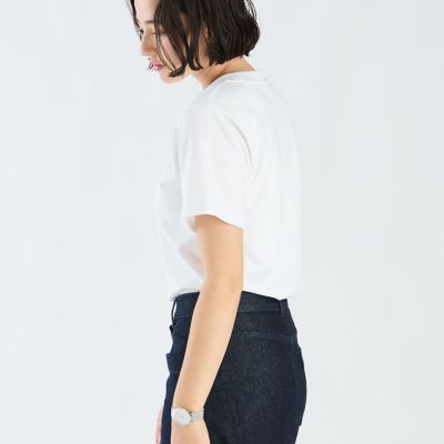 ミニロゴ コットン 半袖 Tシャツ ”Christof” | agnes b