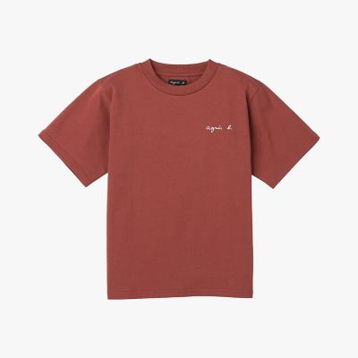 ミニロゴ コットン 半袖 Tシャツ ”Christof” | agnes b