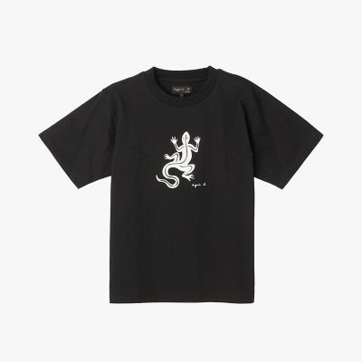 アイコニック コットン 半袖 Tシャツ ”Lezard” | agnes b