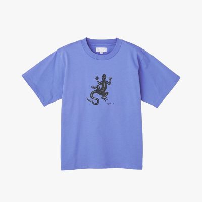 アイコニック コットン 半袖 Tシャツ ”Lezard” | agnes b