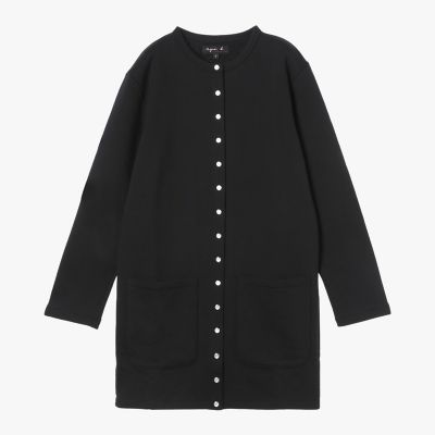コットン 長袖 ロング カーディガンプレッション ”Tanger