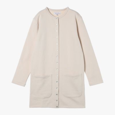 コットン 長袖 ロング カーディガンプレッション ”Tanger