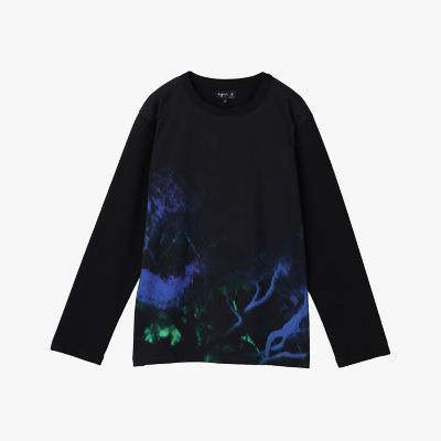 フォトプリント コットン 長袖 Tシャツ | agnes b. (Women