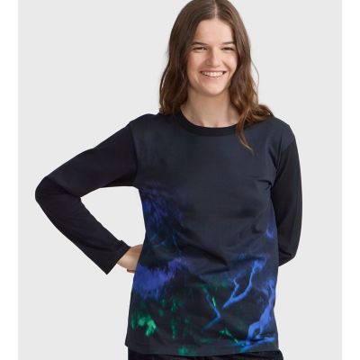 フォトプリント コットン 長袖 Tシャツ | agnes b. (Women