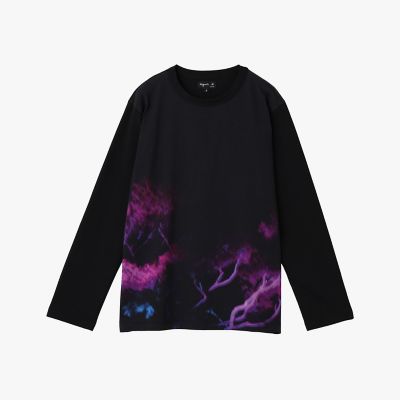 フォトプリント コットン 長袖 Tシャツ | agnes b. (Women