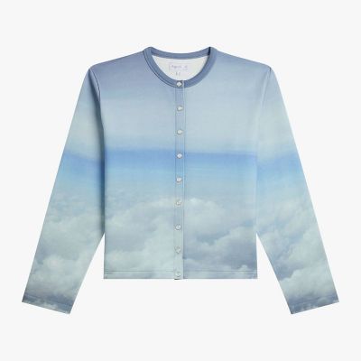 フォトプリント カーディガンプレッション ”Moins de