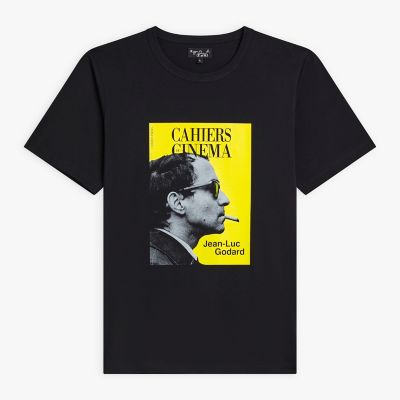 新品 agnès b. Cahiers du Cinéma Tシャツ サイズ3 フォトプリント コットン 半袖 Tシャツ ”Cahiers du