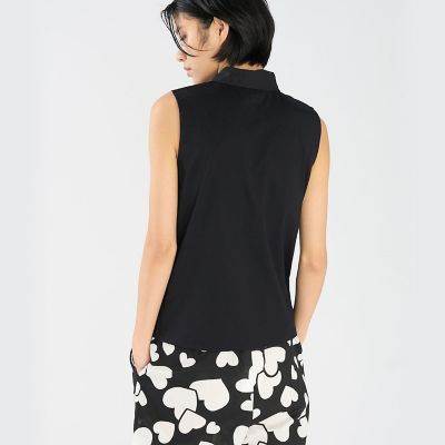 ぷさん専用 agnis b. ブラック ノースリーブトップス トップス/シャツ｜ウェア｜FEMME ウィメンズ｜agnès b.｜アニエスベー