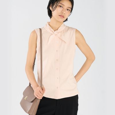 コットン ノースリーブ ブラウス ”Jane” | agnes b. (Women