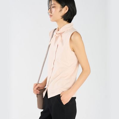 コットン ノースリーブ ブラウス ”Jane” | agnes b. (Women
