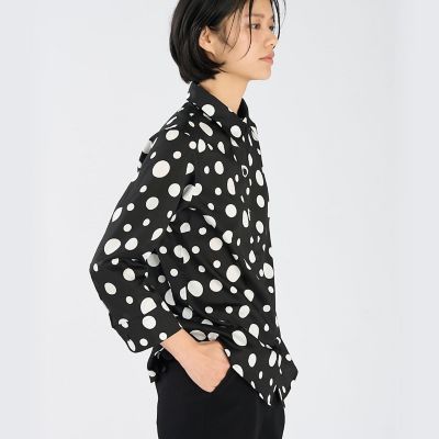 ドット コットン 長袖 ブラウス ”Jasmine” | agnes b. (Women 