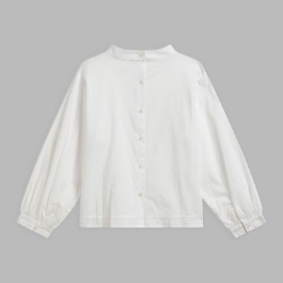 AM06 HAUT ノーカラーブラウス | agnes b. (Women 