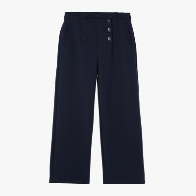 フロントボタン ハイウエスト パンツ ”Pont” | agnes b. (Women