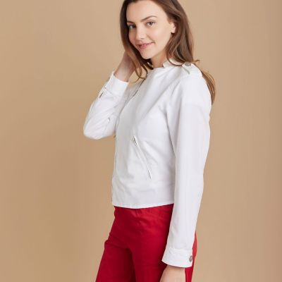 UP46 BLOUSON ライダースジャケット | agnes b. (Women