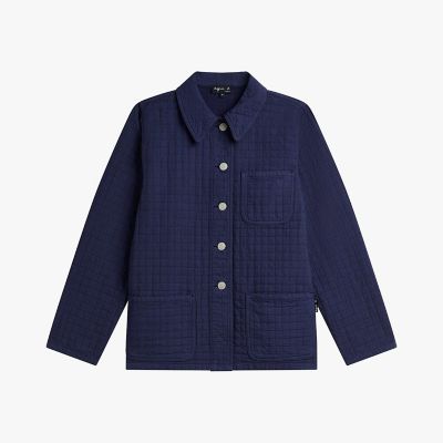 ＜agnes b. (Women)＞キルティング　コットン　ワークジャケット　”Ｓａｎｓｈｕｉ”