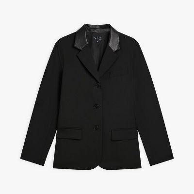 (タグ付き新品) agnis b. ミラノジャージー ストライプジャケット agnes b. (Women)のジャケット | レディース | 三越伊勢丹オンライン