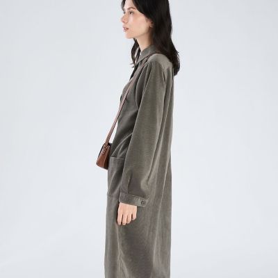 コーデュロイ 長袖 シャツワンピース ”Diego” | agnes b. (Women
