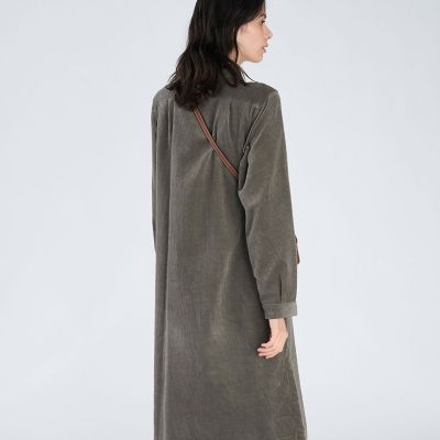 コーデュロイ 長袖 シャツワンピース ”Diego” | agnes b. (Women