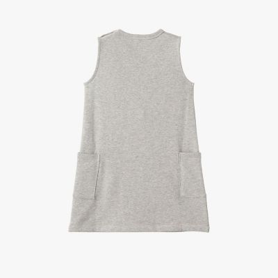 キッズ ”b．” ロゴ コットン ノースリーブ ワンピース | agnes b