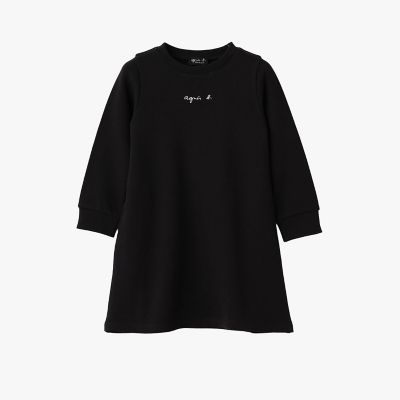 キッズ ロゴ コットン 長袖 ワンピース | agnes b. ENFANT (Baby&Kids