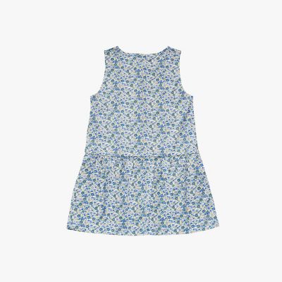 agnès b. 花柄ノースリーブワンピース 8 ans キッズ フラワープリント コットン ノースリーブ ワンピース | agnes b