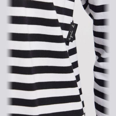 メンズ 細ボーダー コットン 長袖 Tシャツ ”Coulos” | agnes b