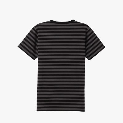 メンズ コットン 細ボーダー 半袖Tシャツ ”Coulos” | agnes b