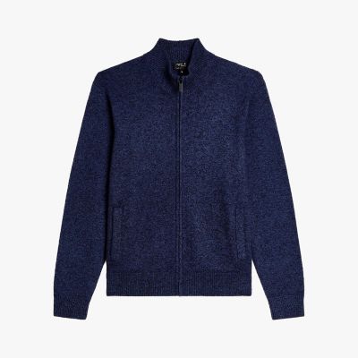 アニエスベーオム agnes b ririジップアップ カットソー 日本製 メンズ オーガニックコットン ジップシャツ ”Metro” | agnes b