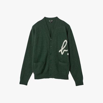 メンズ ”b．”ロゴ 長袖 カーディガン | agnes b. HOMME (Men