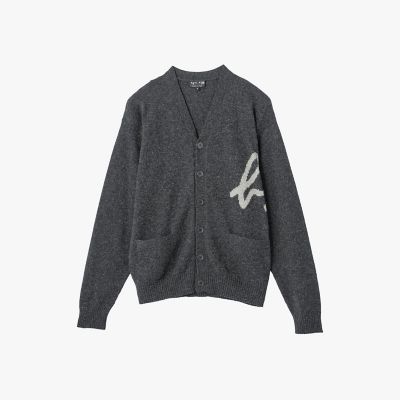 メンズ ”b．”ロゴ 長袖 カーディガン | agnes b. HOMME (Men