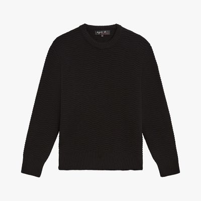 フランス製 agnes b. homme ウールニット 1 アニエスベー オム メンズ ウール 長袖 プルオーバー | agnes b. HOMME (Men