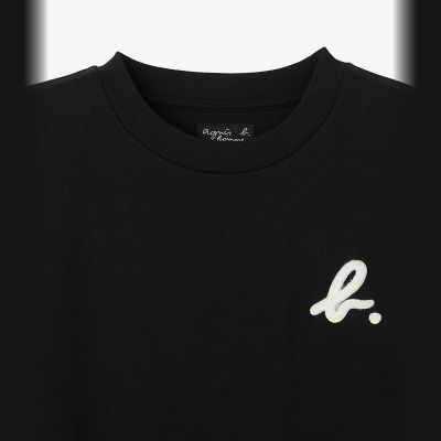 メンズ ”b．”刺繍 半袖 Tシャツ | agnes b. HOMME (Men