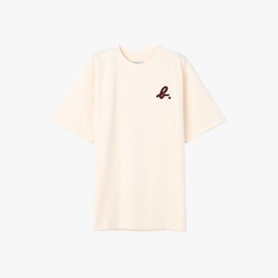 メンズ ”b．”刺繍 半袖 Tシャツ | agnes b. HOMME (Men