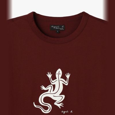 メンズ アイコニック コットン 半袖 Tシャツ ”Lezard” | agnes